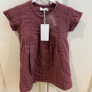 Jamie Kay Dusty Rose Baby Dress 12m